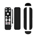 Pour onn android tv 4k uhd streaming device y55 couvercle de t�l�commande en silicone anti - chute (noir) ...