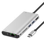 Onten 9591bd 8 en 1 usb - c / type - c à pd usb - c / type - c chargement + 100m port ethernet + dual ... Onten 9591bd 8 en 1 usb - c / type - c à pd usb - c / type - c chargement + 100m port ethernet + dual ...