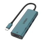 Onten uc126 station d'accueil hub multifonction 5 en 1 usb - c / type - c vers dual hdm i + usb2. 0 + ...