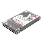 Orico 2139c3 - cr usb3. 1 type c transparent disque dur bote de stockage externe pour 9. 5mm 2. 5 pouces ...
