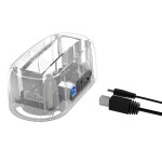 Orico 6139u3 2, 5 / 3, 5 pouces transparent sata vers usb 3. 0 station d accueil pour disque dur (transparent) ...