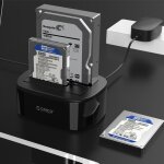 Orico 6228us3 - c 1  1 clone 2 baie usb 3. 0 type - b  sata disque dur de stockage externe dock pour ...
