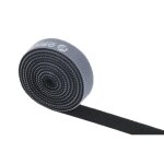 Orico cbt - 1s 1 m rutilisable et divisible crochet et boucles de cble de boucle (noir)