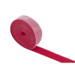 Orico cbt - 1s 1m r�utilisable et divisible crochets et boucles de c�ble de boucle (rouge)