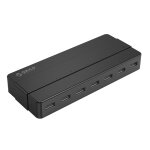 Orico h7928 - u2 - v1 bureau 7 ports usb 2. 0 hub avec adaptateur secteur (noir)