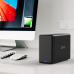 Orico ns200 - c3 2 baies usb - c / type - c 3. 1  sata botier de disque dur externe botier de disque ...