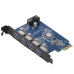 Orico pvu3 - 4p 4 ports usb3. 0 pci express carte pour le bureau (noir)