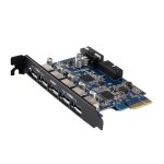 Orico pvu3 - 5o2i usb3. 0 * 5 + 20pin slot * 1 carte pci express pour ordinateur de bureau, transmission ...