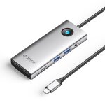 Orico pw11 - 8pm type - c / usb - c 8 - en - 1 5gbps station d'accueil multifonction lecteur de carte ...