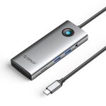 Orico pw11 - 8pm type - c / usb - c 8 - en - 1 5gbps station d'accueil multifonction lecteur de carte ...