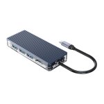 Orico wb - 6rj moyeu transparent 6 en 1 type - c