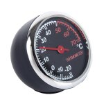 Outils dcoratifs de sonde de temprature ronde de pointeur rond en plastique de thermomtre portatif ...