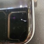 [outlet grade c] apple watch series 10 gps 42mm silver alu case, denim sport band s / m eu mwwa3