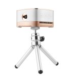 P07 - d mini projecteur led bluetooth home cin�ma 50 lumens avec t�l�commande, micro sd & micro usb & ...