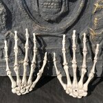 Un paire de halloween squelette mains accessoires de dcoration de maison hante, taille: 15, 5 x 10 ...