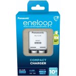 Panasonic eneloop compact charg. bw - cc50 incl. 2xaa k - kj50mcd20e