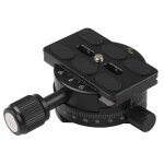 T�te panoramique panoramique avec tr�pied pour appareil photo professionnel x - 64 avec plaque de d�gagement ...