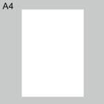 Papier d'imprimante auto - adh�sif a4 500 pcs (blanc)