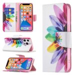Pattern color pattern horizontal flip cuir coffret avec porte - cartes et portefeuille pour iphone 13 ...