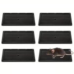 Planche de souris collante en plastique, autocollant anti - rat, 6 pièces / ensemble Planche de souris collante en plastique, autocollant anti - rat, 6 pièces / ensemble