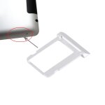 Porte - cartes sim pour ipad 2 version 3g (argent)