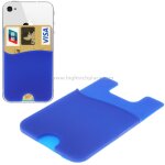 Porte - cartes smart wallet en silicone pour iphone 8 et 7 et 7 plus / 6 et 6 plus / iphone 5 et 5s / ...