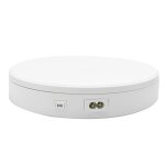 Prsentoir de plateau tournant lectrique de 22 cm, accessoires de prise de vue vido en direct, plate ...