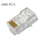 Prise modulaire de connecteur rj45, 1000pcs par sac, qualit normale