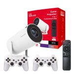 Projecteur de jeu hy300 syst�me android 11 avec contr�leur de jeu sans fil 720p home cin�ma ()