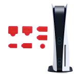 Pour ps5 2 ensembles 7 pi�ces / ensemble bouchon anti - poussi�re protection anti - poussi�re en silicone ...