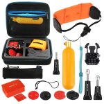 Puluz 14 en 1 accessoires de surf kit combin� avec eva case (bobber hand grip + floaty sponge + quick ...
