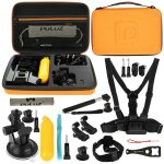 Puluz 20 en 1 kit combin� d'accessoires avec �tui orange eva pour gopro hero5 / 4 session / 4 / 3 + / ...
