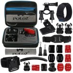 Puluz 24 en 1 accessoires de montage pour vlo kit combin avec tui eva pour gopro hero5 / 4 session ...