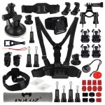 Puluz 45 en 1 accessoires ultimate combo kit pour gopro hero5 / 4 / 3 + / 3 / 2 / 1