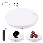 Puluz 45cm t�l�commande ajustant la vitesse tournante pr�sentoir avec prise de courant, blanc, charge ...