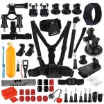 Puluz 53 en 1 accessoires total ultimate combo kit pour gopro hero5 / 4 / 3 + / 3 / 2 / 1