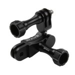 Puluz cnc aluminium ball joint mount avec 2 vis longues pour gopro hero4 session / 4 / 3 + / 3 / 2 / ...