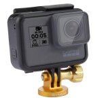 Puluz cnc cam�scope adaptateur pour tr�pied pour gopro hero5 / 4 session / 4 / 3 + / 3 / 2 / 1, xiaomi ...