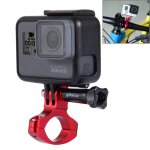 Puluz ensemble d adaptateur de guidon en aluminium  bicyclette pour gopro hero5 / 4 / 3 + / 3 / 2 / ...