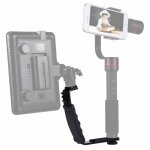 Puluz l - shape bracket support pour poign�es avec monture de griffe double face pour flash vid�o, appareil ...