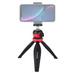 Puluz support de trpied en plastique de poche de 20 cm avec rotule  360 degrs pour smartphones, gopro, ...
