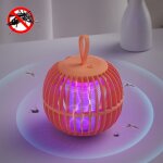 Pumpkin night light mosquito lampe usb porte - moustiquaire portable portable (orange)
