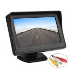 Pz - 703 moniteur de recul pour voiture lcd tft de 4, 3 pouces avec support et protection solaire