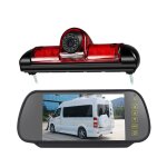 Pz460 voiture tanche hd camra de vue de feu de freinage haute position + moniteur de vue arrire 7 ...