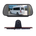 Pz461 voiture �tanche haute position feu arri�re feu stop cam�ra de vue + moniteur de recul 7 pouces ...