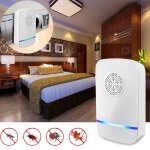 Rpulsif ultrasonique lectronique de ravageur d insecte de rat de moustique avec la lumire, prise du ...