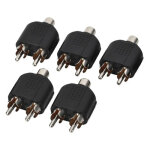 Rca femelle  splitters mle double (100 pcs dans un paquet, le prix est pour 100 pcs)