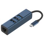 Rds 6307 - 3 adaptateur usb - c / type - c vers usb3. 0 + double usb2. 0 + rj45 4 en 1 hub Rds 6307 - 3 adaptateur usb - c / type - c vers usb3. 0 + double usb2. 0 + rj45 4 en 1 hub