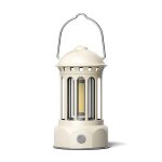 Rechargeable cob portable camping ext�rieur lampe atmosph�re tente lampe r�tro lampe, taille: petit beige ...