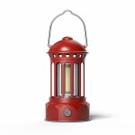 Rechargeable cob portable camping ext�rieur lampe atmosph�re tente lampe r�tro lampe, taille: petit rouge ...